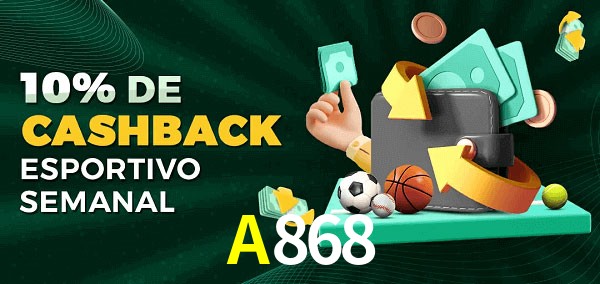 10% de bônus de cashback na A868
